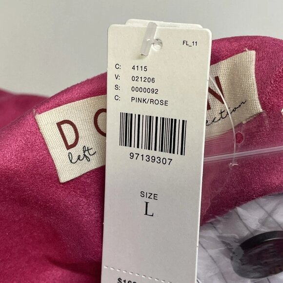 NEW ANTHROPOLOGIE X DOLAN Left Coast Faux-Suede Boyfriend Blazer – Size L – Pink - Picture 5 of 7